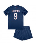 Paris Saint-Germain Goncalo Ramos #9 Hjemmedraktsett Barn 2024-25 Korte ermer (+ bukser)